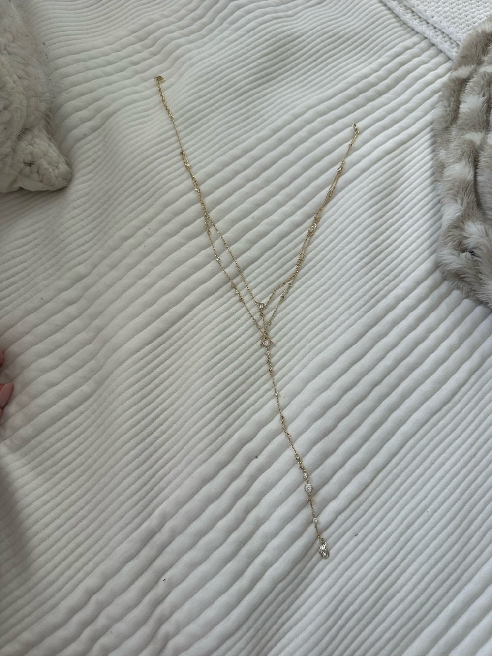 Kendra Scott Gold Layered Y Pendant Necklace